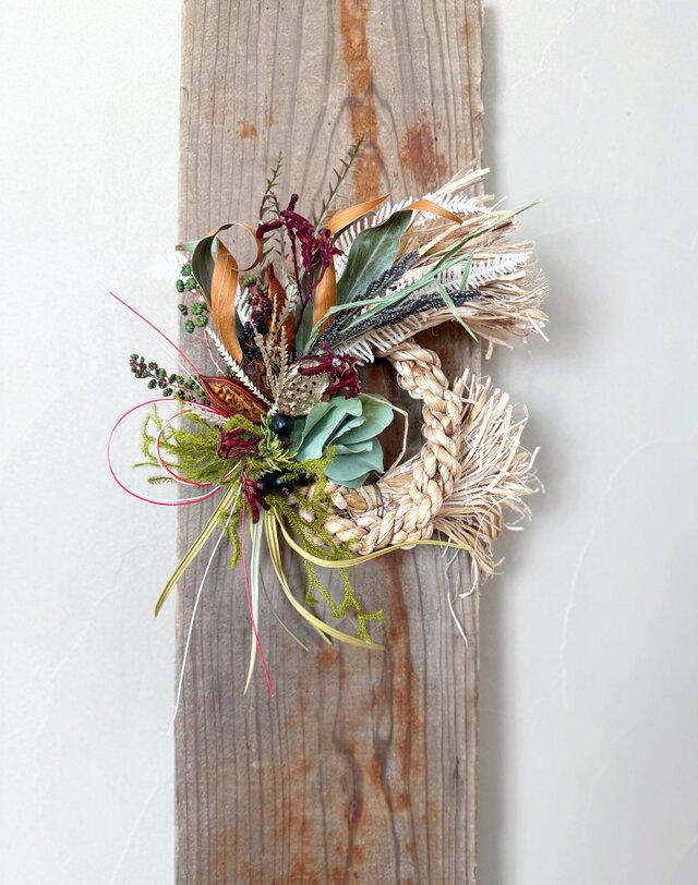 迎春のしつらえ　しめ縄飾り｜ホテイアオイ           ※期間限定