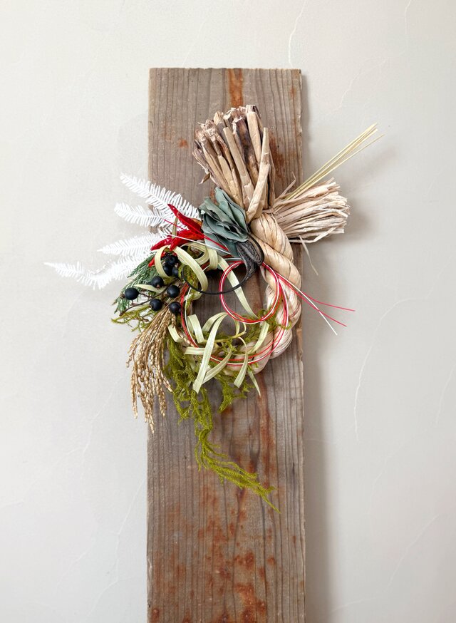 迎春のしつらえ　しめ縄飾り｜ホテイアオイ           ※期間限定