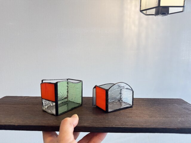 ステンドグラス　小物入れ　メルヘン ステンドグラス 小物入れ - KAORIE'S GALLERY | minne byGMOペパボ