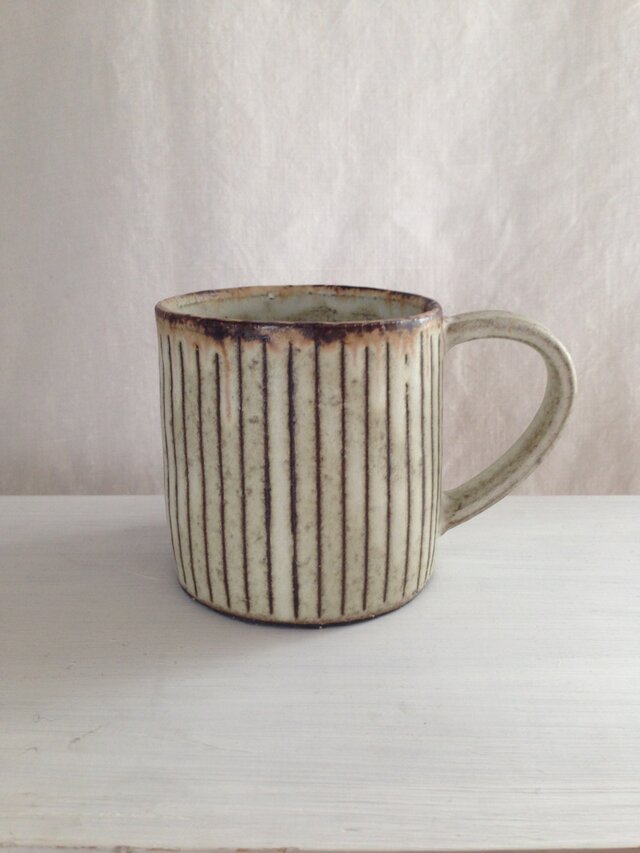 搔き落としコーヒーカップ