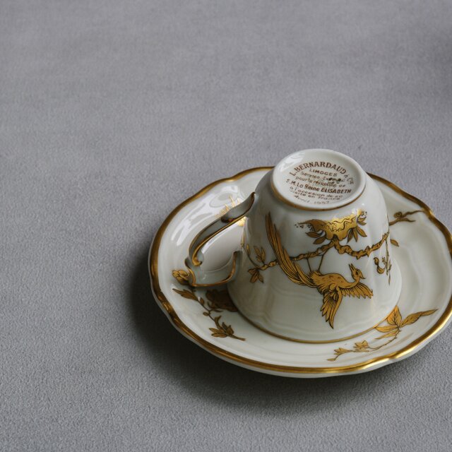 希少【BERNARDAUD】フランス製 / ヴィンテージ/エリザベス女王来仏記念