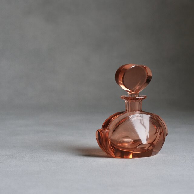 Moser】1930's / チェコスロバキア製 / ヴィンテージ / ガラス製香水瓶