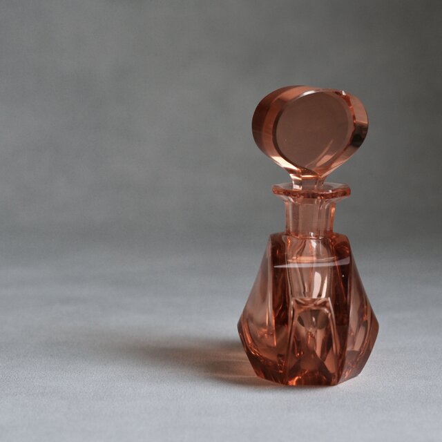 Moser】1930's / チェコスロバキア製 / ヴィンテージ / ガラス製香水瓶