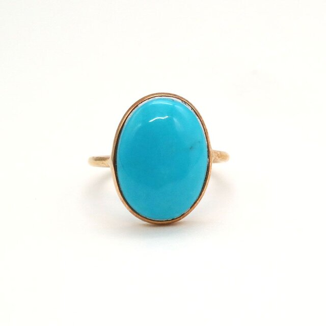 CE-R-1 【CERCA】スリーピングビューティーターコイズリング 10K(11号)