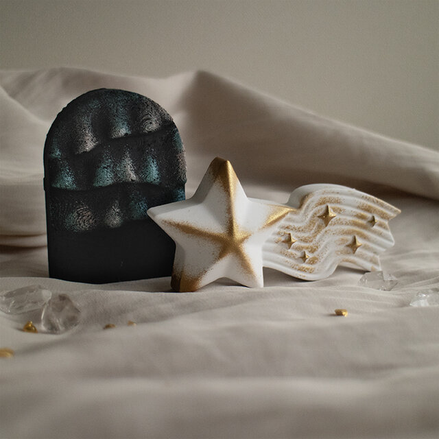 aurora sky stone | オーロラのアロマストーンオブジェ《香る