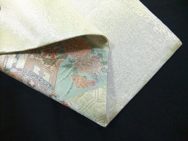 16)2403】31×54.5cm/佐賀錦/テーブルセンター/和風/帯リメイク/日本製