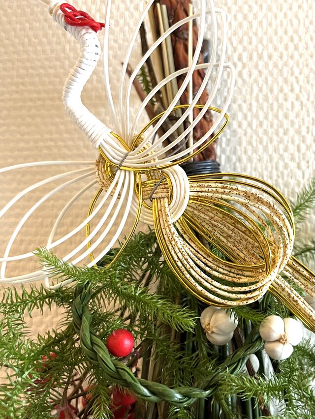 ♢受注制作♢ 大王松の紅白お正月飾り | iichi 日々の暮らしを心地よく