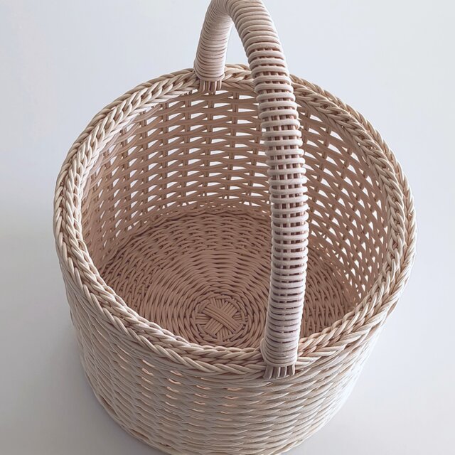 円形バスケット φ19 h15.5 | iichi 日々の暮らしを心地よくする