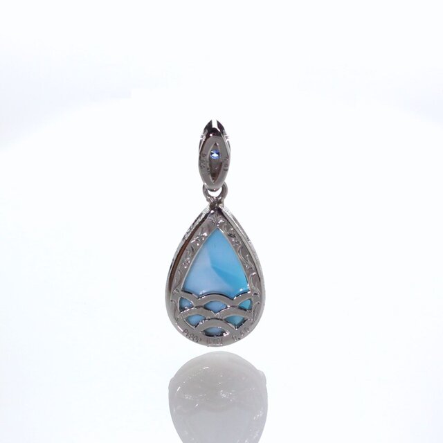 Pt900 ラリマーペンダントトップ 9.46ct | iichi 日々の暮らしを