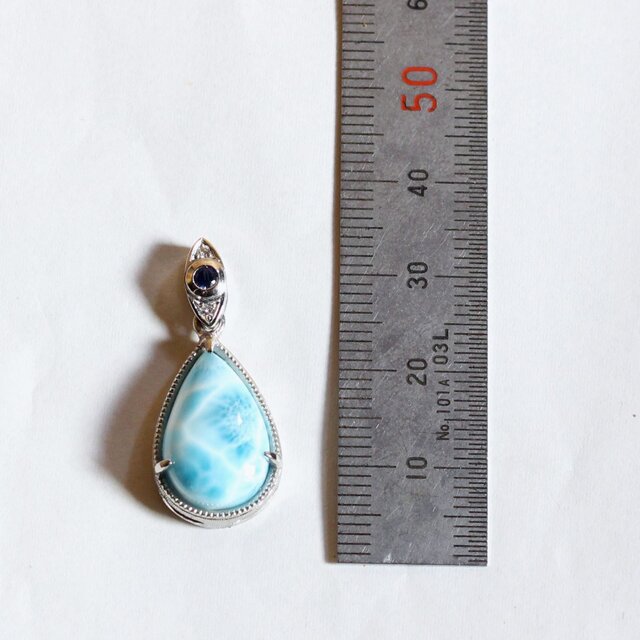Pt900 ラリマーペンダントトップ 9.46ct | iichi 日々の暮らしを