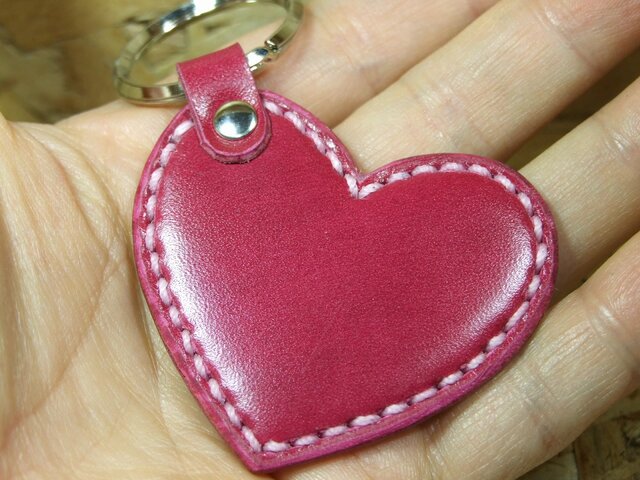 ハートのキーホルダー ルガトアザレアピンク | iichi 日々の暮らしを