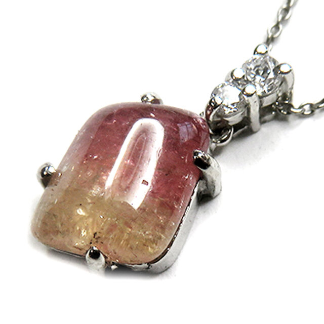 バイカラートルマリン 原石 ネックレス gn52 | iichi 日々の暮らしを