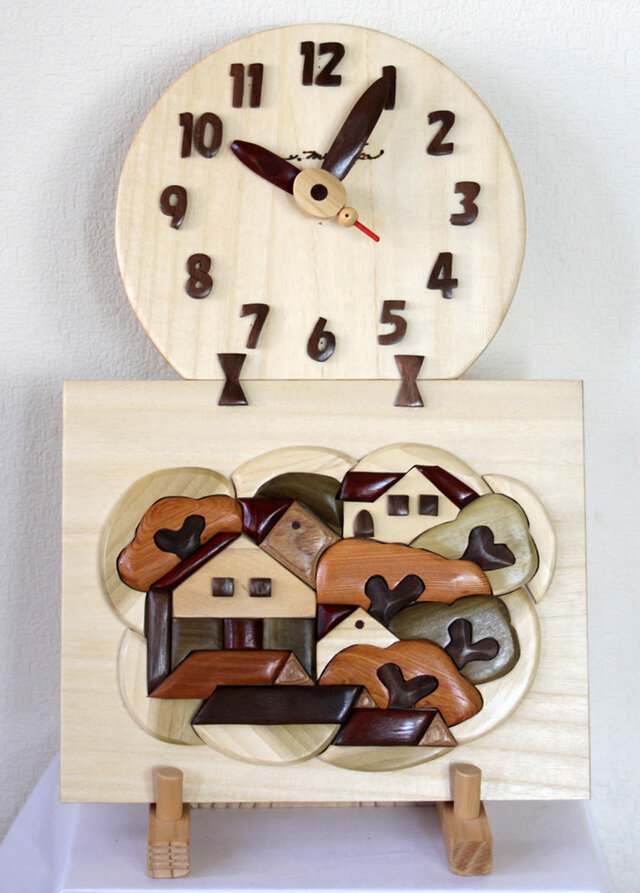 時計 森の家のコピー | iichi 日々の暮らしを心地よくするハンドメイド