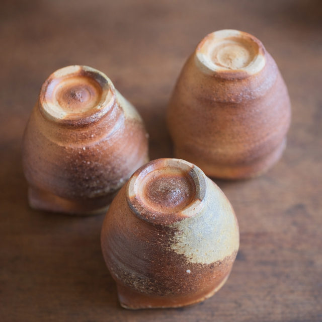 炎の色の片口｜湯冷まし・酒器・ドレッシング入れ｜焼締｜和陶器