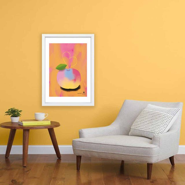 ホットフルーツ 送料無料 イラスト A4〜A0 ポスター アートポスター