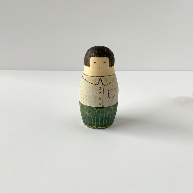 花小僧りんたん(MARUMADO) しろたん お座り ちびマスコット 《お花の妖精 チューリップたん