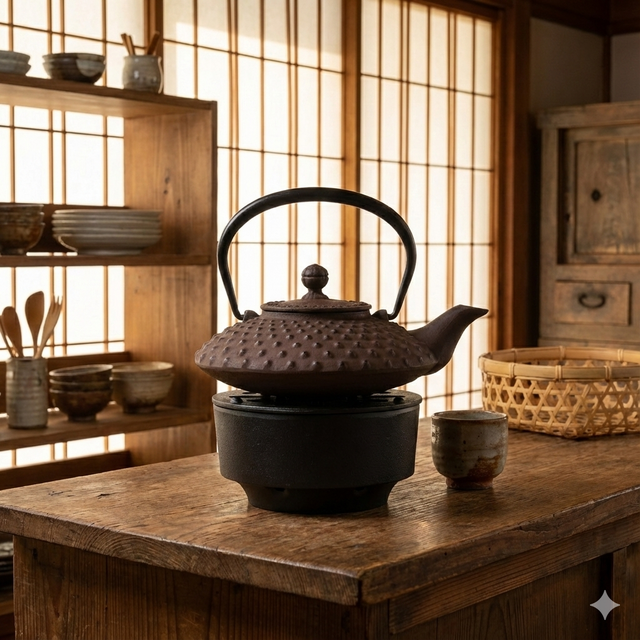 南部鉄器 アロマ 香炉 ティーウォーマー アラレ 日本製 | iichi 日々の