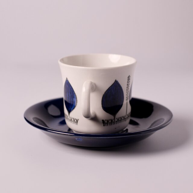 Gefle Groblad Blue C&S ゲフレ グローブラード ブルー コーヒーカップ