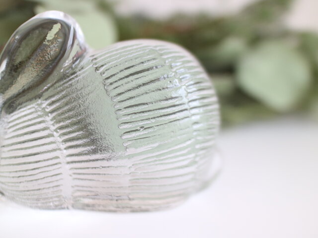 ROYAL KRONA / Lisa Larson / ガラスのオブジェ うさぎ No.5927