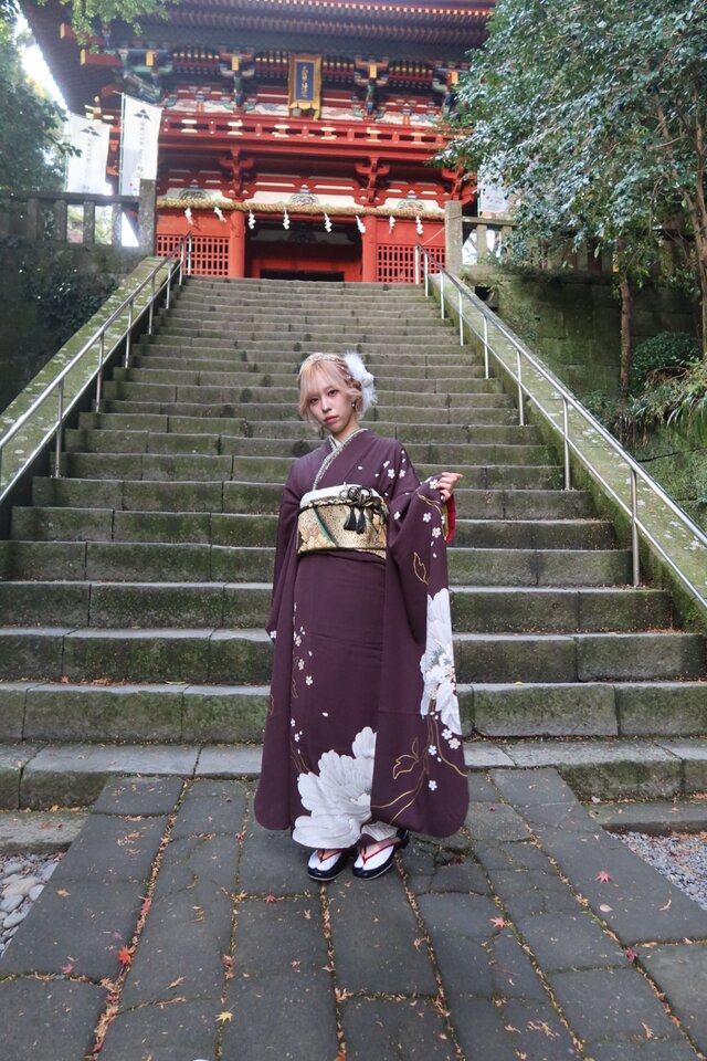 S 背の高くなる下駄 花紋様 日本桐 反小町 | iichi 日々の暮らしを