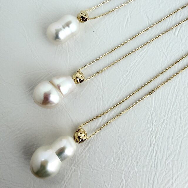 Pearl Snowman Necklace | iichi 日々の暮らしを心地よくする 
