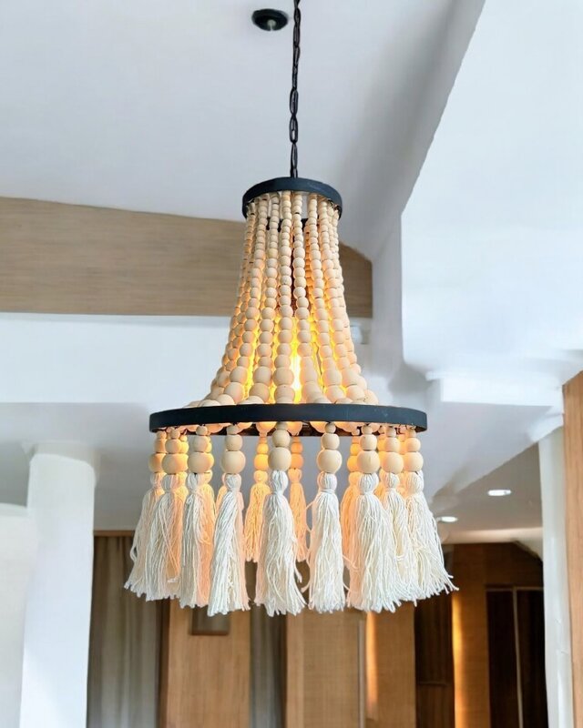 ウッド×アイアン ペンダントライト ナチュラル | iichi 日々の暮らしを