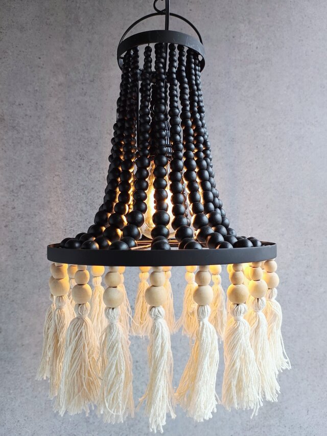 ウッド×アイアン ペンダントライト ブラック | iichi 日々の暮らしを