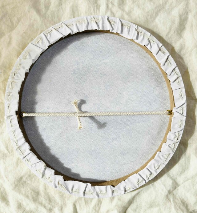 直径30㎝「空 その7」油彩・絵画・原画・丸形・アートパネル | iichi