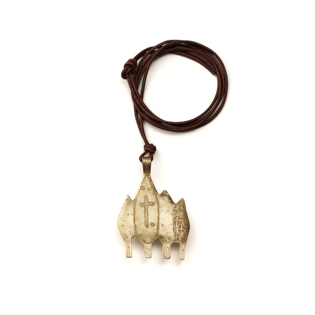 ネックレス「四本の木」 | iichi 日々の暮らしを心地よくする