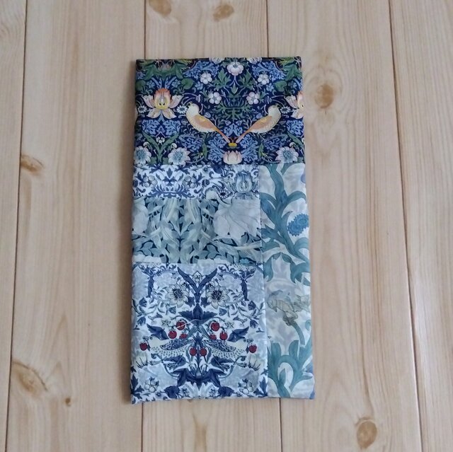 V&Aウィリアムモリス パッチワークの携帯ティッシュケース ボックス