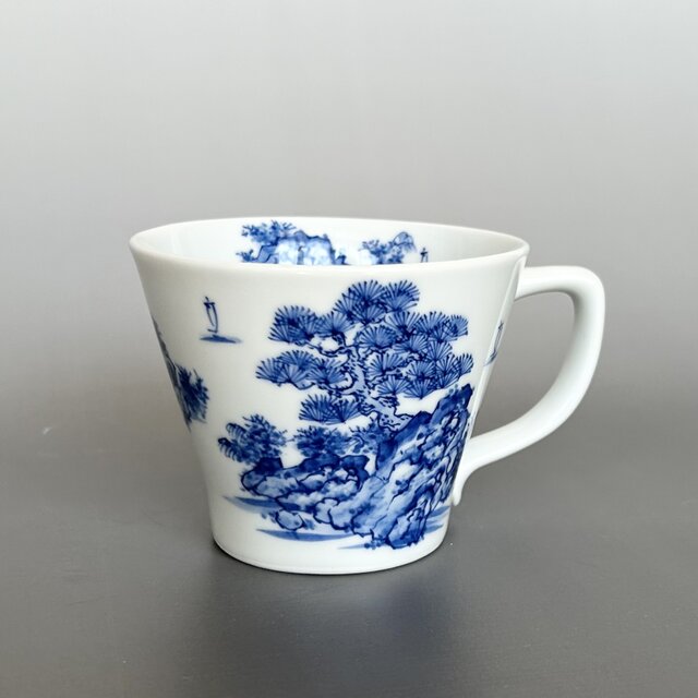 山水絵マグカップ | iichi 日々の暮らしを心地よくするハンドメイドや