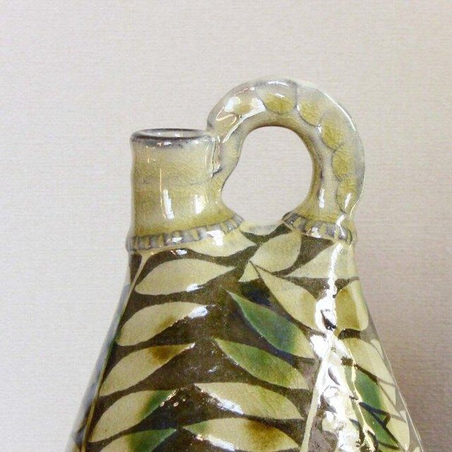 藻岩窯 ナナカマド 三彩 大壺 藻岩窯 ナナカマド 三彩 大壺