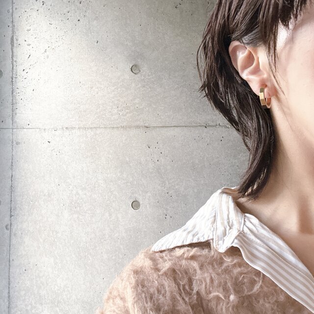 YA216-【 AVON 】エイボン・ヴィンテージイヤリング Gold Tone