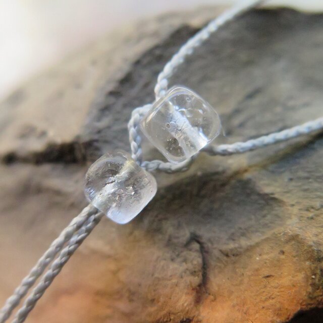 アンティーク 古代水晶 特大 ＆ 古代瑪瑙 ＋ メタルビーズ