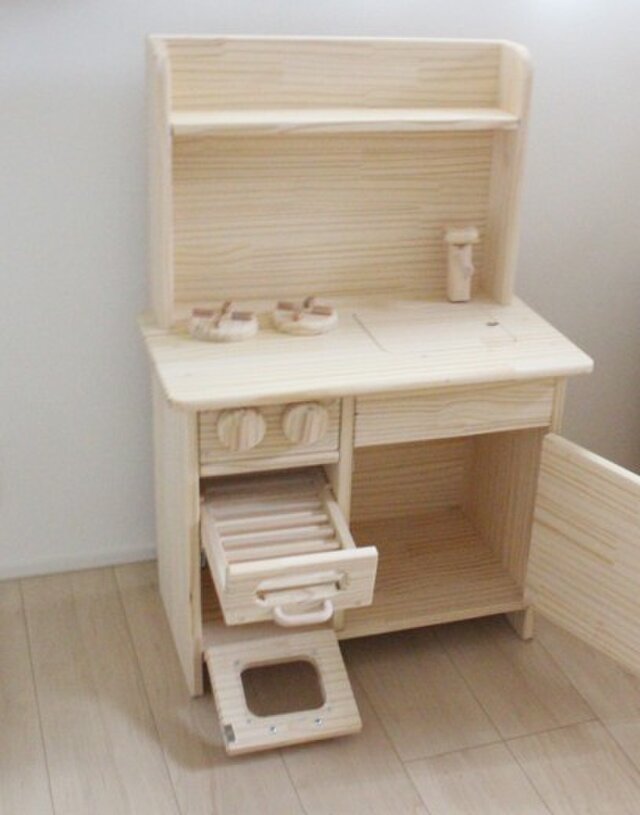 完成品」おままごとキッチン～ナチュラル～ | iichi 日々の暮らしを