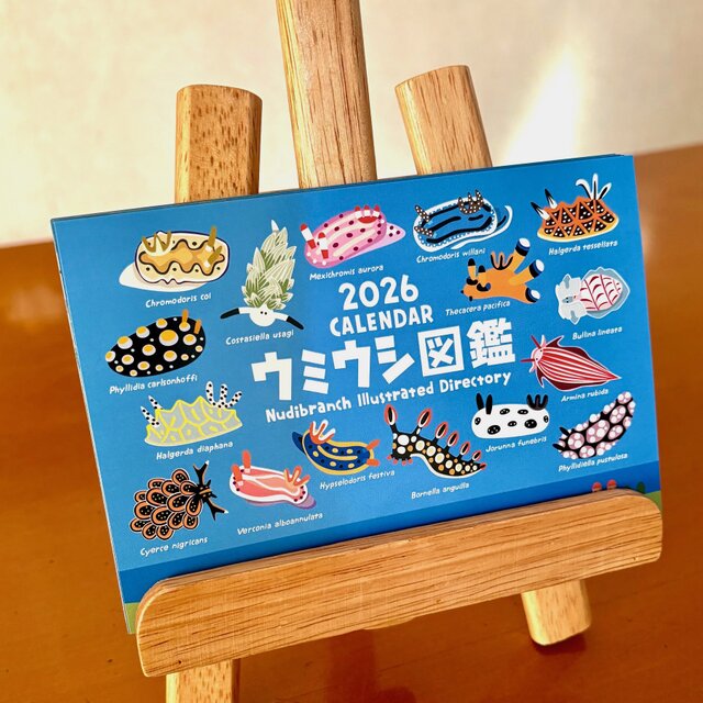 2026ウミウシ図鑑カレンダー（エコパック） | iichi 日々の暮らしを