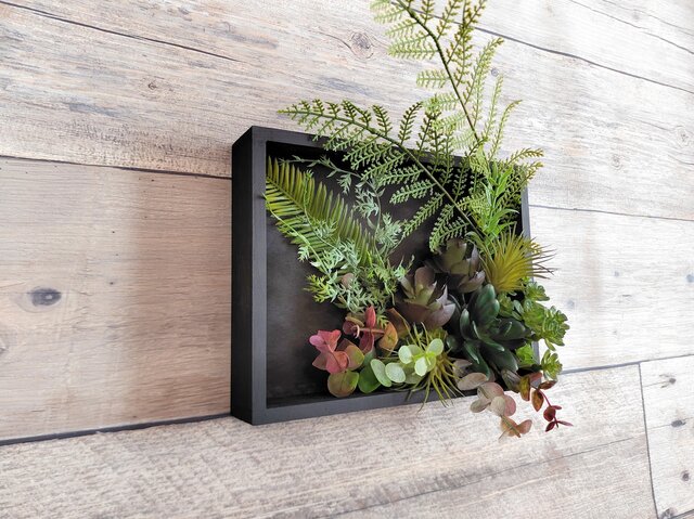 2way 自然を感じるナチュラル系ウォールグリーンBOX 光触媒加工で空気