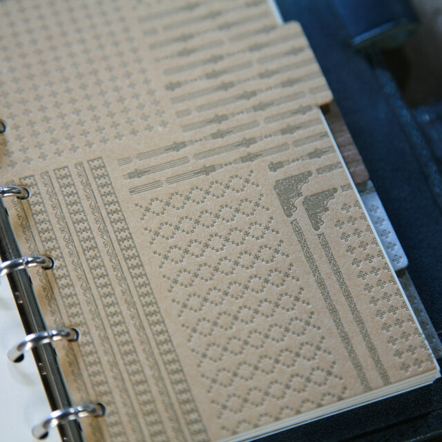 活版印刷 INDEX tobira (MINI6） | iichi 日々の暮らしを心地よくする