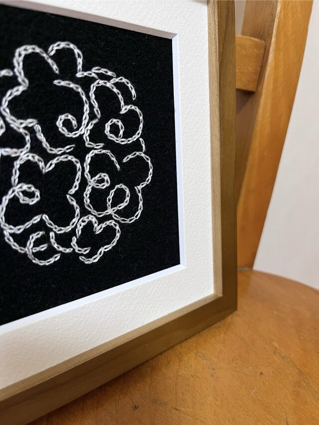 手刺繍 額装 | iichi 日々の暮らしを心地よくするハンドメイドや