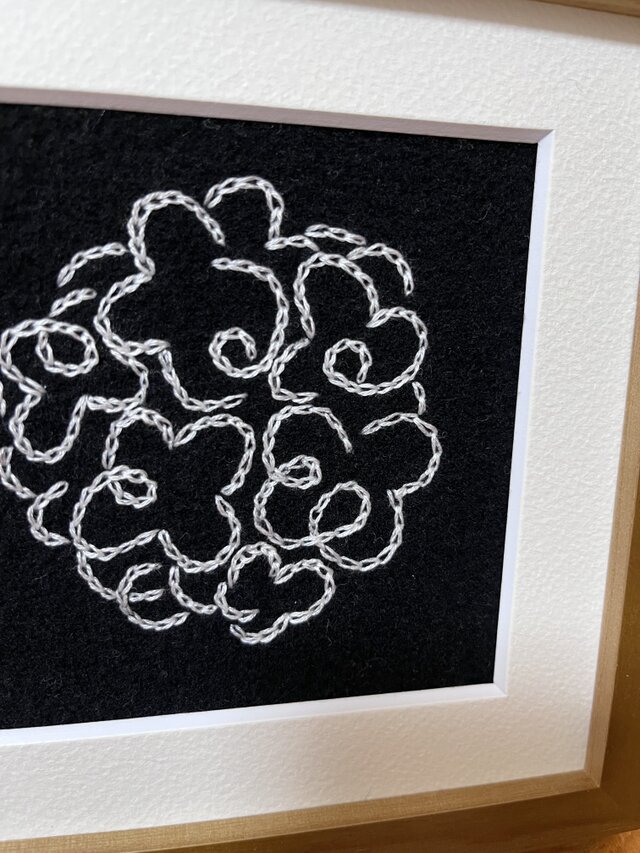 手刺繍 額装 | iichi 日々の暮らしを心地よくするハンドメイドや