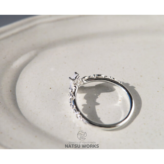 coco様　デュモルチェライトインクォーツ　リング　花具合がいいです　　1 coco様 デュモルチェライトインクォーツ リング 花具合がいいです 1