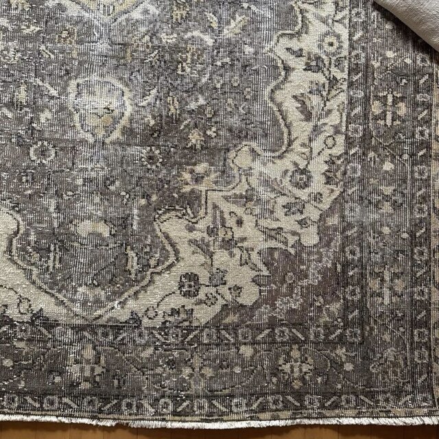 超大判／167x272 メダリオン　アッシュグリーン　トルコヴィンテージラグ 超大判／167x272 メダリオン アッシュグリーン トルコヴィンテージラグ