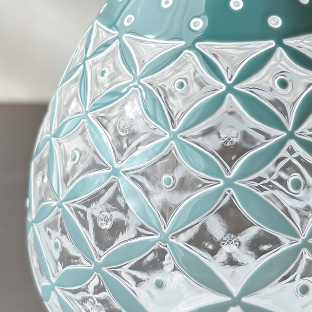 pattern vase 灰水七宝 | iichi 日々の暮らしを心地よくする