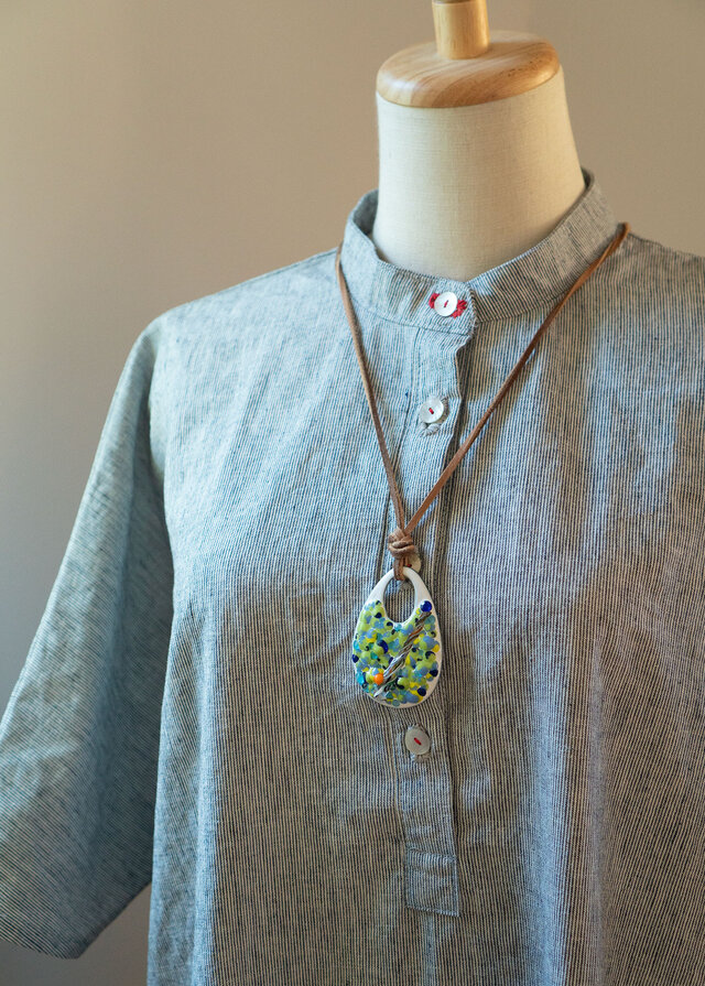 アンティーク　貴石　七宝　ペンダント 七宝ペンダント | iichi 日々の暮らしを心地よくするハンドメイドや