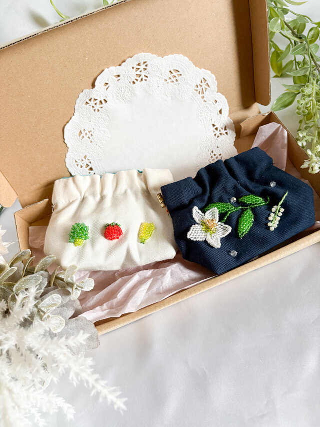 選べる新春福袋]バネ口ポーチ2個セット | iichi 日々の暮らしを