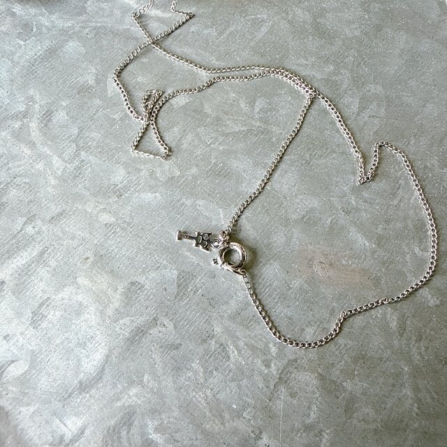 NT20-TRIFARI トリファリ・ヴィンテージネックレス Blue Topaz Foil