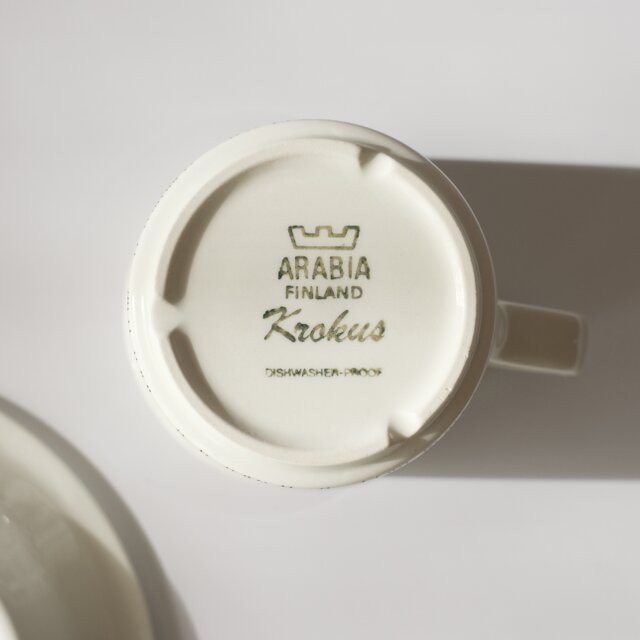 ARABIA Krokus C&S アラビア クロッカス コーヒーカップ＆ソーサー