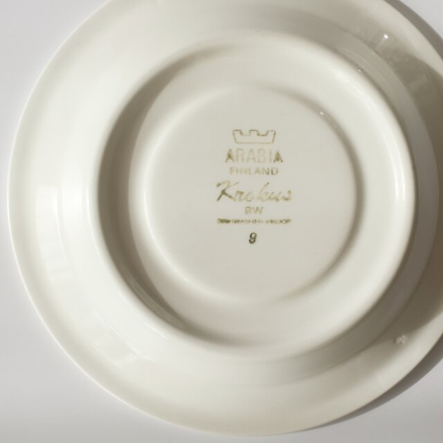 ARABIA Krokus C&S アラビア クロッカス コーヒーカップ＆ソーサー