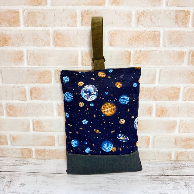 レッスンバッグ＆シューズケース 2点セット 【宇宙】 | iichi 日々の