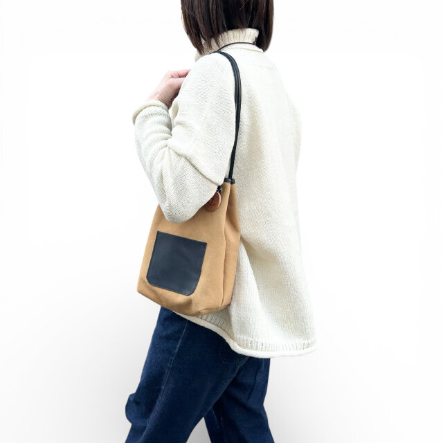 Plage/プラージュ　 巾着バック nico Amazon.co.jp: プラージュPlage les Tendre leather クラッチ 巾着